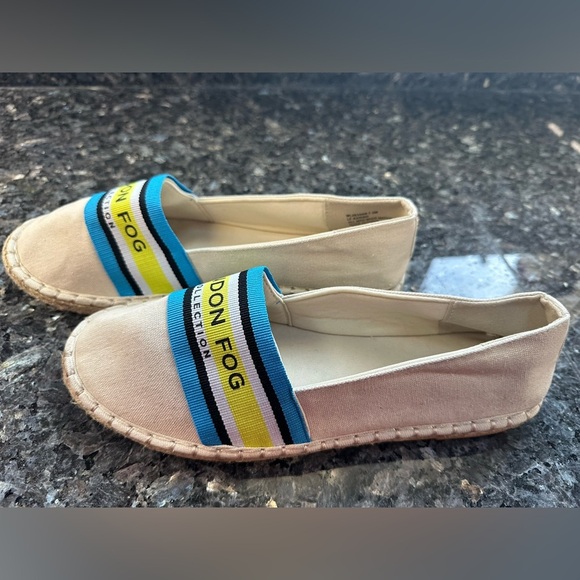 London Fog Collection Kariah Logo Slip On Espadrille Shoes Women’s Size 7.5 - Picture 4 of 10